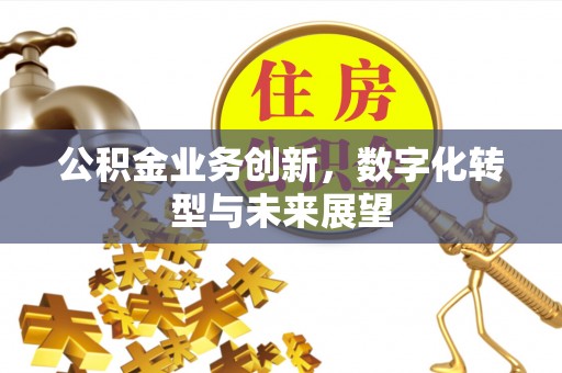 桂东公积金业务创新，数字化转型与未来展望
